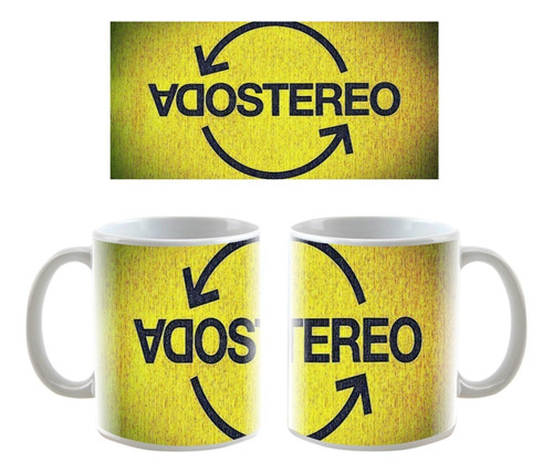Taza Polímero Soda Estereo - Rock/anime/comic/mas