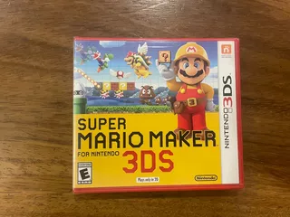 Super Mario Maker 3ds Nintendo Sellado