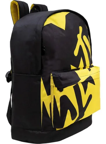 Mochila urbana MTV 9836 color amarillo dise o mtv 22L MercadoLibre