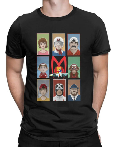 Camisetas Speed Racer Team Mach 5 Anime Mach Mach