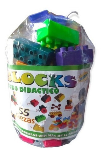 Armotodo Juguete Didáctico Toy Blocks 55 Piezas Colores