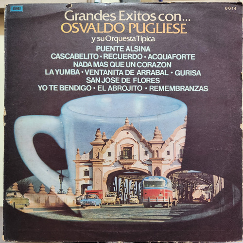 Vinilo Osvaldoo Pugliese Orquesta Tipica Grandes Exitos T3