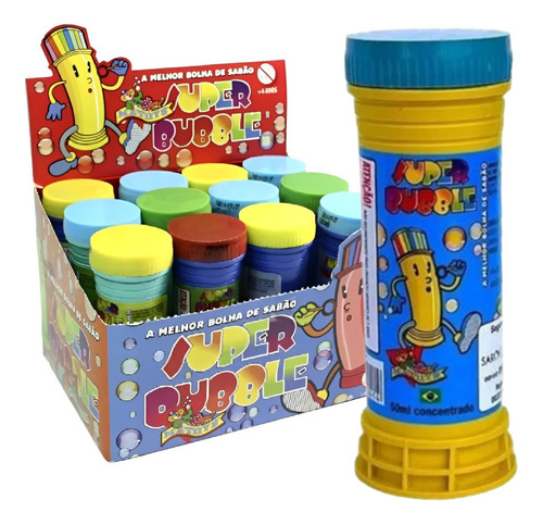Bolhas De Sabão 50ml Diversão Ideal Festas E Lembrancinhas