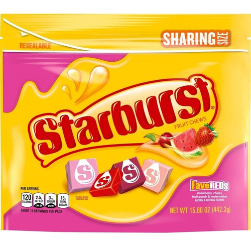 Starburst Favereds Sharing Size 442.3g Importado 