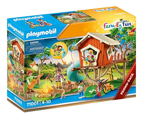 Casa En El Árbol De Playmobil Adventure Con Tobogán