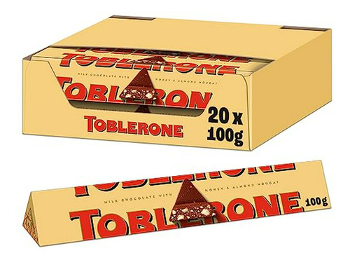 Toblerone Chocolate Con Leche 100 G (pack De 20)