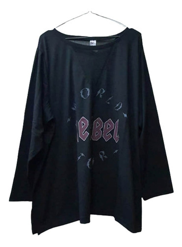 Conjunto-pijama Mangs Largas-rebel Y Pink Floyd T9 Y 10