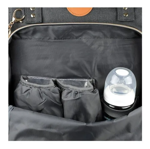 Mochila pañalera open negra hotsell