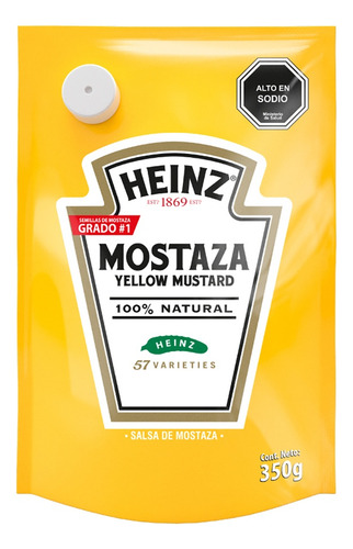 Pack Mayonesa Kraft 850g+ketchup Heinz 397g+most. Heinz 350g