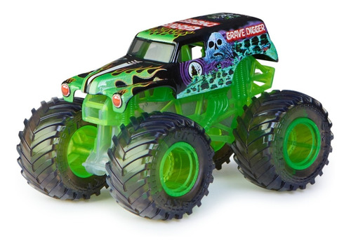 Monster Jam Grave Digger Bad Bone Escala 1:64