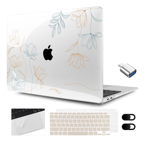 Meegoodo Funda Para Macbook Air De 13.3 Pulgadas 2021 2020 2