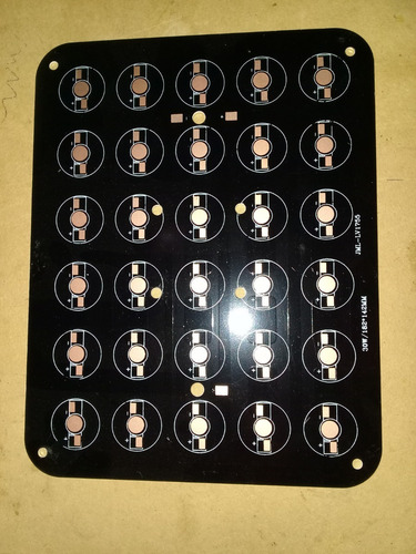 Pcb Plaqueta Serie 30 Led De 1-3 Watt Alum Predisipador Indo