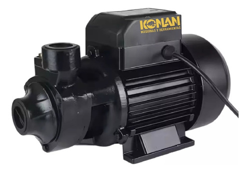 Bomba Periferica Konan 1/2hp Altura 28mts Caudal 28 L/min Negro 50hz Monofásica