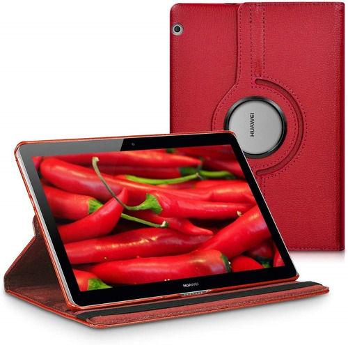 Funda Giratoria Tablet Huawei Mediapad T3 10 (9.6 ) Ags-w09 Color Rojo