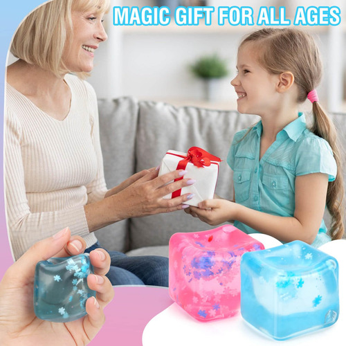 Cubo De Hielo Fidget Toy Sensory Para Estrés 2 Pzas