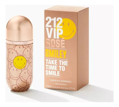 Perfume 212 Vip Rose Smiley Women