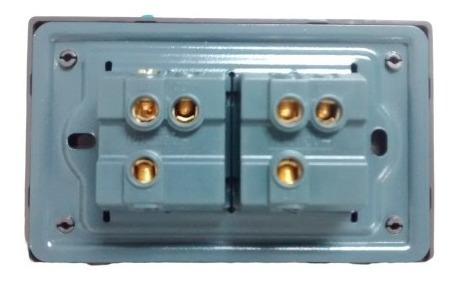 Apagador Interruptor Swich Doble Blanco