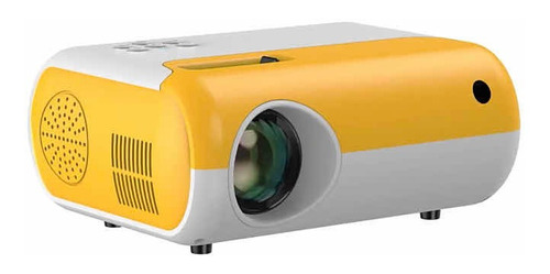 Mini Projetor P80 De Led 2800 Lumens Portátil 1080p Cor Amarelo e branco 110V/220V