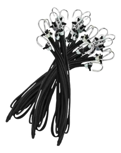 50 Extensor Elástico Fixação Com Gancho Lona 35cm/ Caminhão