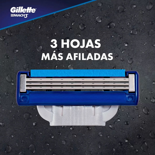 Máquina De Afeitar Recargable Repuestos Gillette 671652 Cst