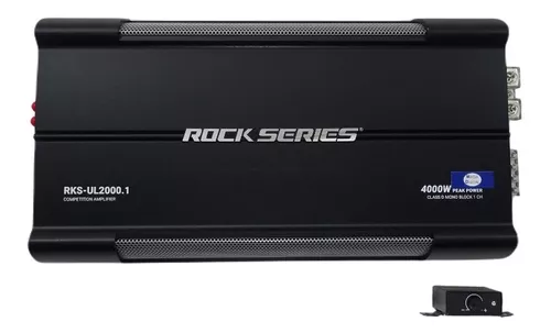 Amplificador 4 Canales Rock Series Rks-ul600.4 1600 Watts Clase Ab 4 Ohms