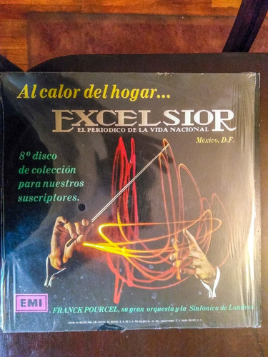 Lp 33 Excelsior 8o Disco De Colección Periódico Excelsior