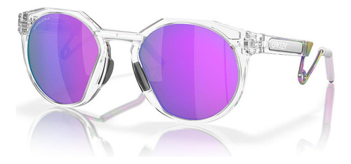 Óculos De Sol Oakley Hstn Metal Matte Clear Prizm Violet Pro