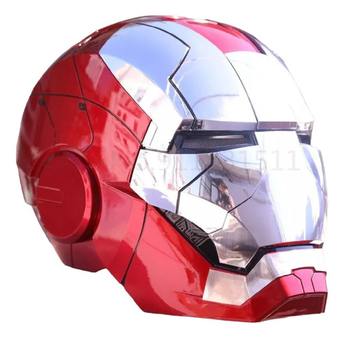 Capacete Homem De Ferro Eletrônico Brinquedo Iron Man C/ Voz