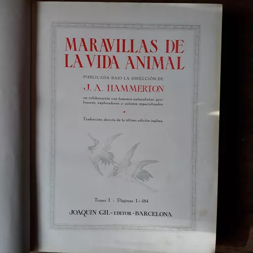 Maravillas De La Vida Animal - (4 Tomos) J. A. Hammerton