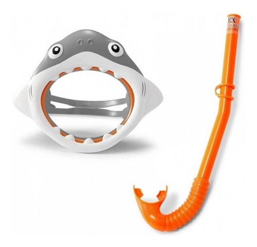 Mascara De Natación Snorkel Intex Tiburón 55944