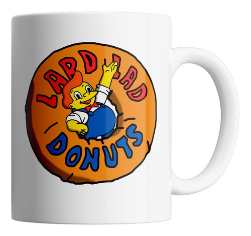 Taza De Ceramica - Lard Lad Donuts - Los Simpson