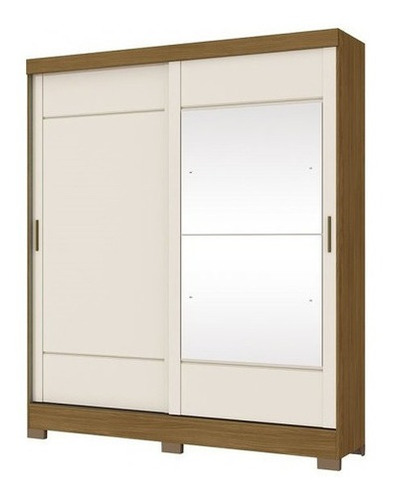 Guarda-roupa Casal 2 Portas 2 Gavetas Duna/cristal B74 - Cor Marrom