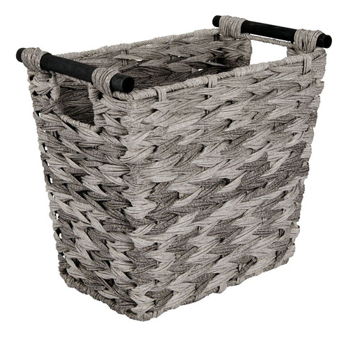 Cesta Pequeña Tejida Para Basura, Contenedor De Basura Recta