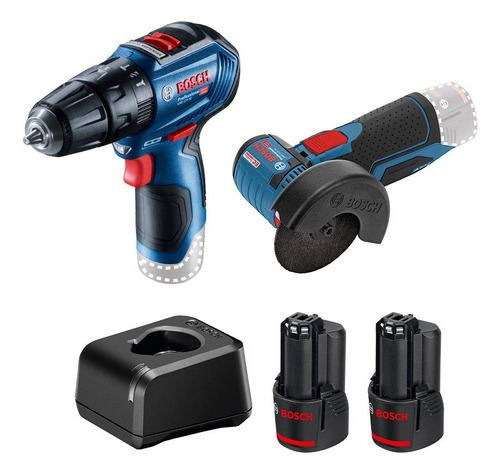 Combo Paga Menos Bosch 12v Taladro + Amoladora