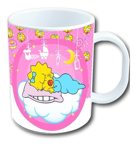 Taza De Plastico Maggie Simpson