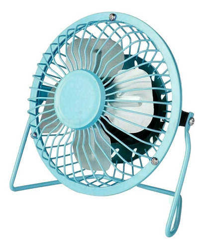 Imagen 6 de 10 de Ventilador Mini Usb Metalico.
