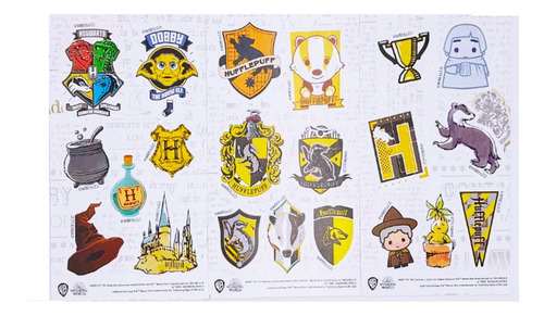 Pack Stickers Harry Potter Hufflepuff + De 20 Stickers