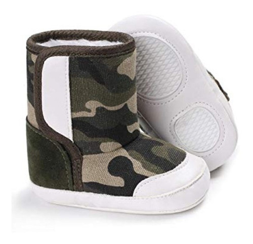 Botas Forradas Militares Bebé