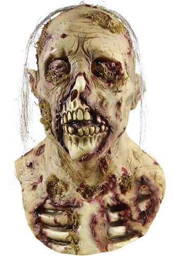 Máscara De Látex Molezu Scary Walking Dead Con Cabeza De Zom