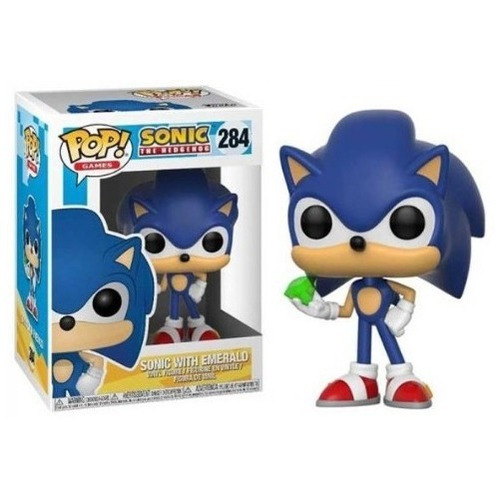 Sonic Con Esmeralda Funko Pop 284 / Sonic / Original / Nuevo