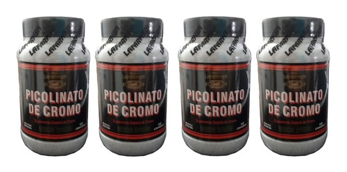 Pack X 4 Picolinato De Cromo X 150 Comprimidos Lafarmen