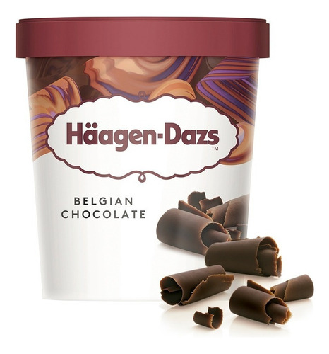 Helado Haagen Dazs Belgian Chocolate 473 Ml.