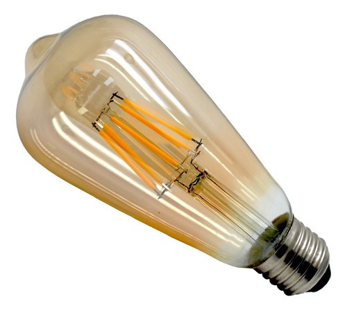 Bombilla Tipo Edison Vintage Filamento 8w Led Color De La Luz Blanco Cálido