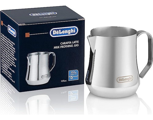 Delonghi Dlsc060 - Jarra Espumadore De Leche, 12 Oz, Acero I