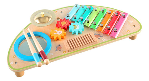Conjunto De Tambor Xilofone, Brinquedos Musicais De