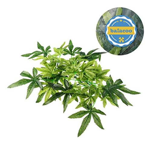 Plantas De Acuario Balacoo, Hojas Artificiales