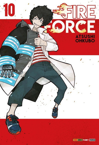 Fire Force Vol. 10, de Ohkubo, Atsushi. Editora Panini Brasil LTDA, capa mole em português, 2020