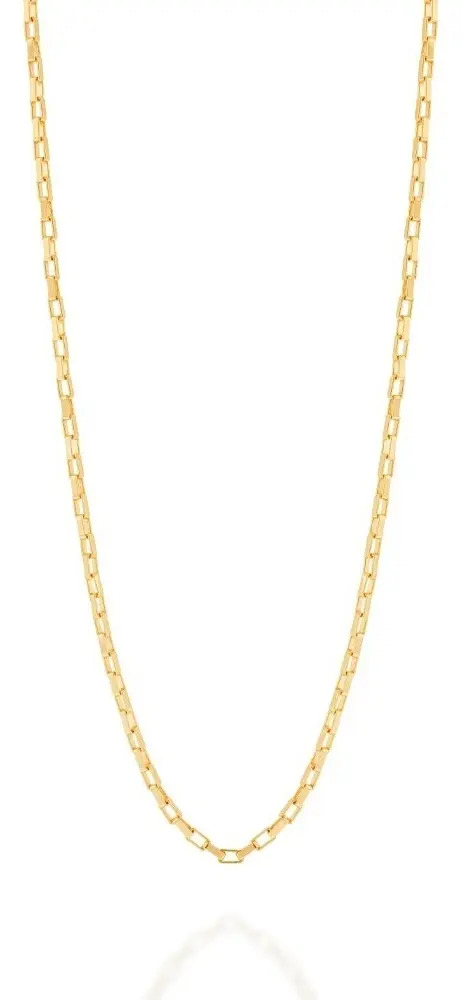 Corrente Rommanel Veneziana Banhada a Ouro 18K com 60 cm