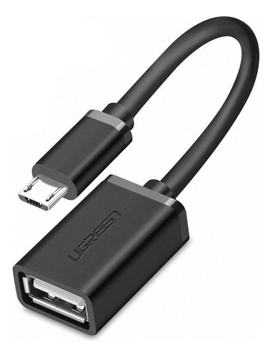 Adaptador micro USB a USB macho hembra 15 cm negro Ugreen