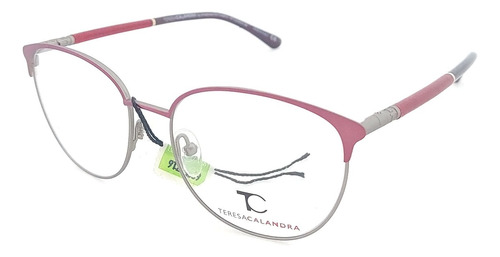 Lentes Anteojos Teresa Calandra C19m Metal Receta Flex Armaz